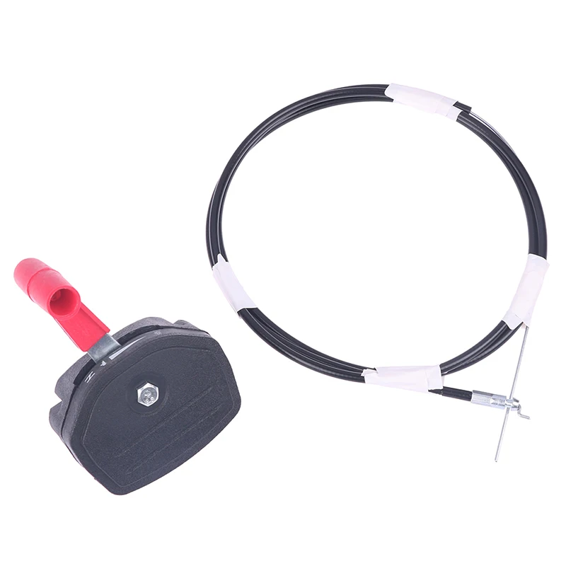 

56 Inch Lawn Mower Throttle Cable Switch Plastic Alloy Lever Control Handle Kit For Lawnmower Garden