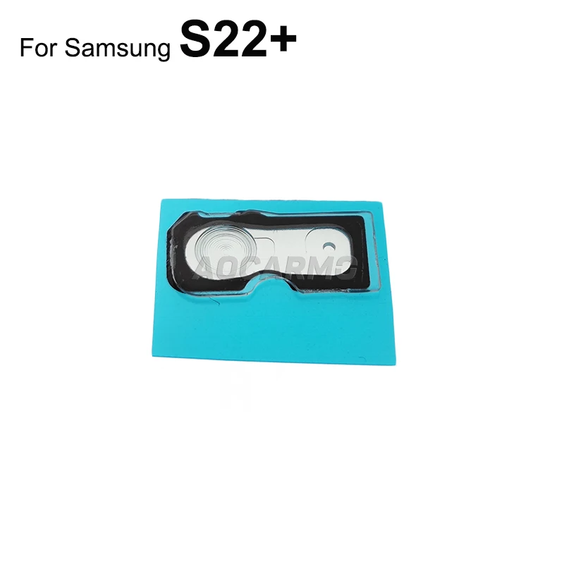 Aocarmo 삼성 갤럭시 S21 플러스 S20FE S21FE S21+ S21U S22 S22+Plus 노트 20 울트라 플래시 커버 라이트 캡 교체 부품