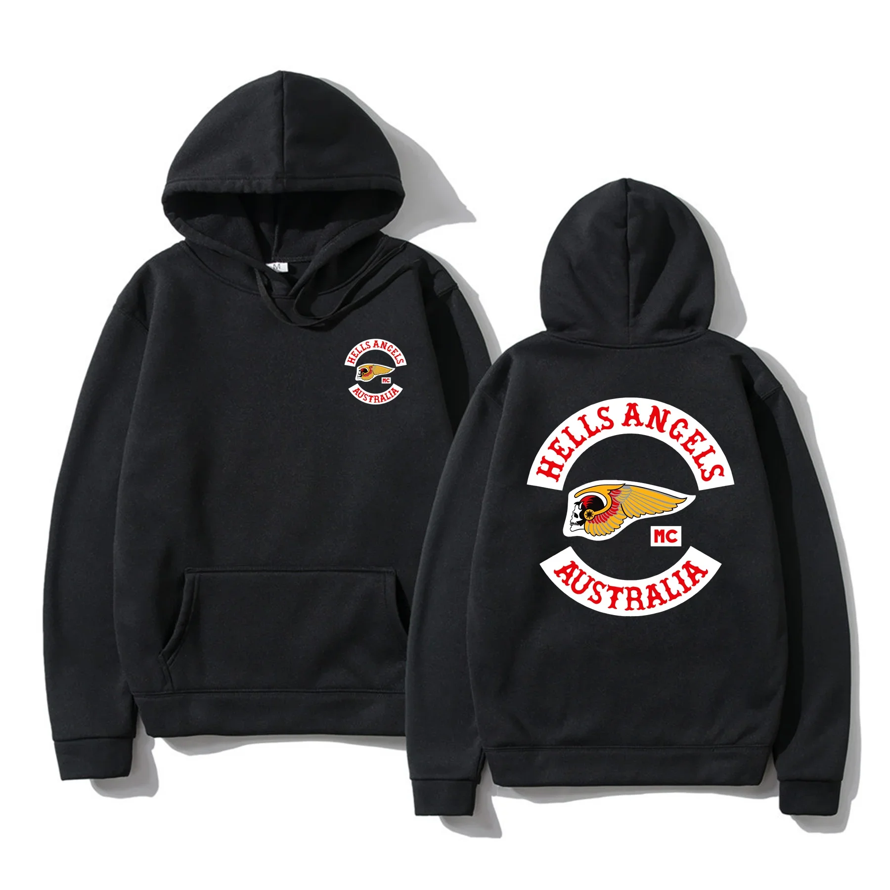 

Amazing Oversized Essential Men Women Hells Angels Australia Hoodies Graphic Sweatshirts Ladies Y2k Long Sleeves Unisex M-5XL