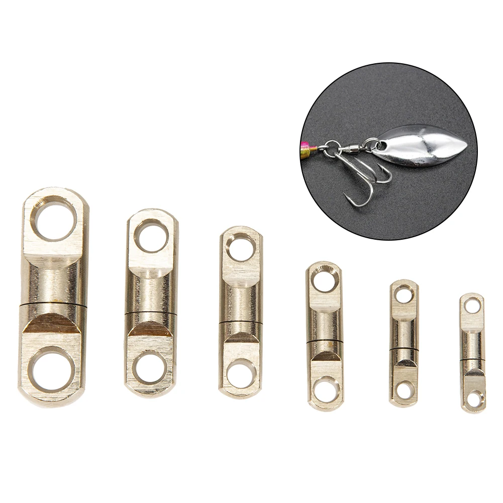 10PC Heavy Duty Swivel Trolling Fishing Ball Bearing Swivel Bait Hook Connector Stainless Steel Fishing Accessories