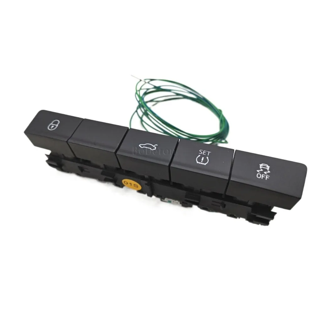 

Car Tire Pressure Radar PLA Parking Switch Tailgate Switch Four Key Push Button Switch with Wire for Skoda Octavia 2018