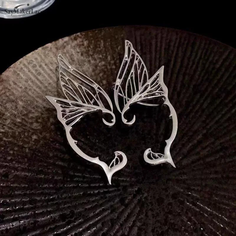 Pendientes De Gancho De Oreja De Zirconia Cúbica Con Forma De Serpiente Para Mujer, Pendientes De Tuerca De Zirconia Cúbica Sin Perforación Alrededor De La Oreja Entera, 1 Ud. Sincero Hogar
