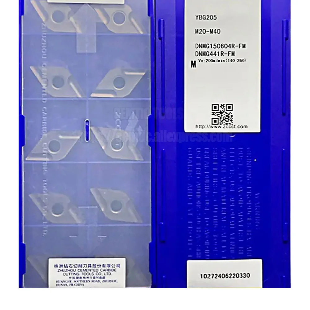 

ZCC CNC Alloy Blade YBG205 DNMG150604R-FM YBC252