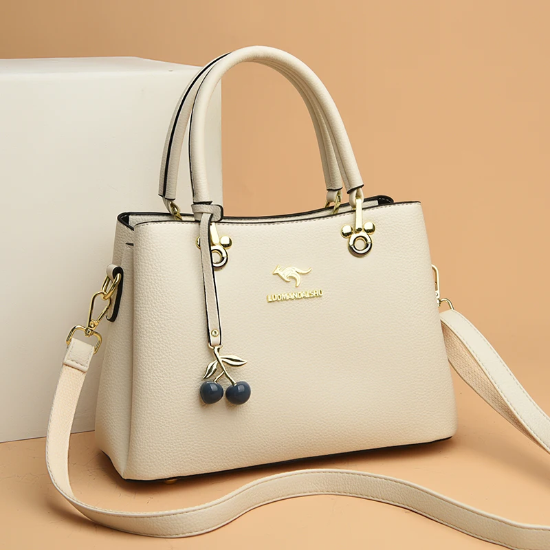 

Brand Women Leather Designer Handbags High Quality Shoulder Bags Ladies Crossbody Bags Fashion Pendant PU Leather Ladies totes