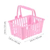 Mini Shopping Baskets Playing House Baskets Kids Small Candy Baskets Model House Furniture For Dollhouse Decor 6