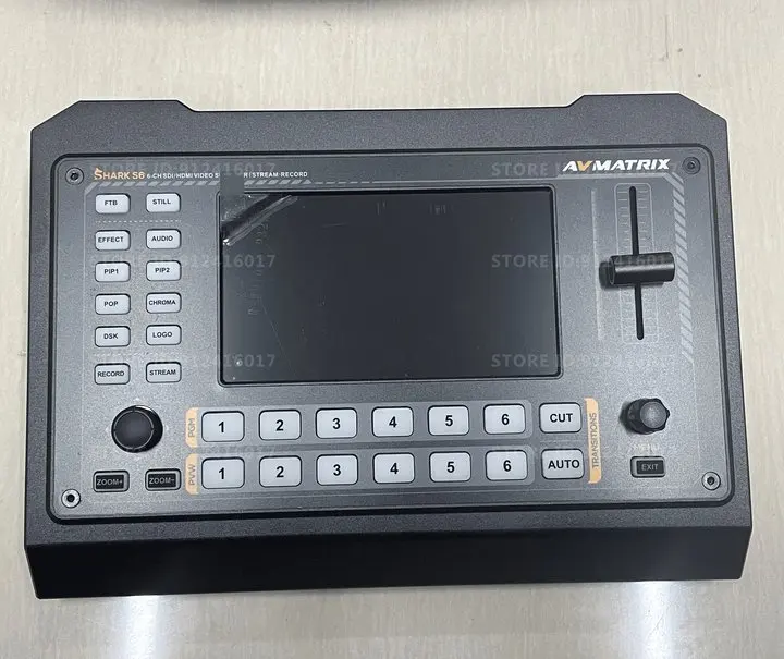 Shark S6 6-CH HDMI-compatible/SDI Video Switcher USB for capturing and streaming