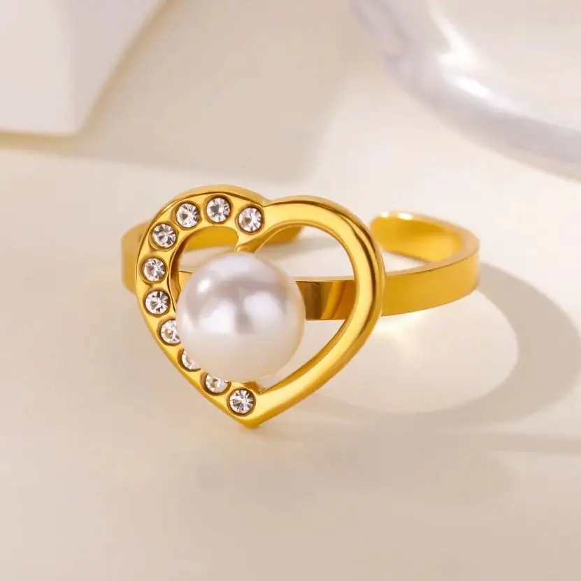 Imitation Pearl Jewelry Rings
