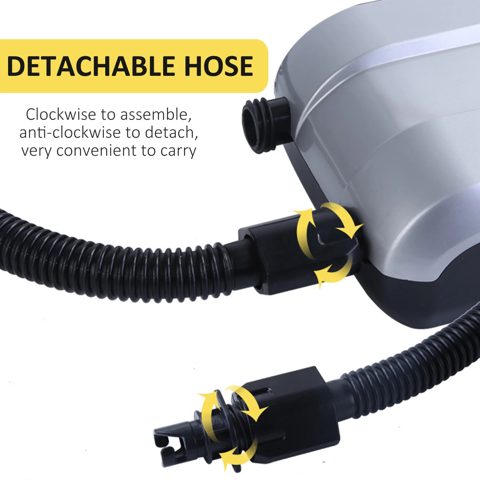 Inflatable Pump Electric Air Mattress Camping Pump Portable Quick Filling For Car Home Use EU Plug