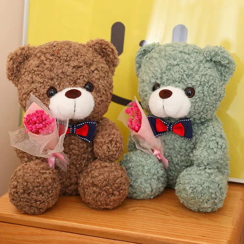 Kawaii Therapy Rose Bow Tie Teddy Bear (20cm)