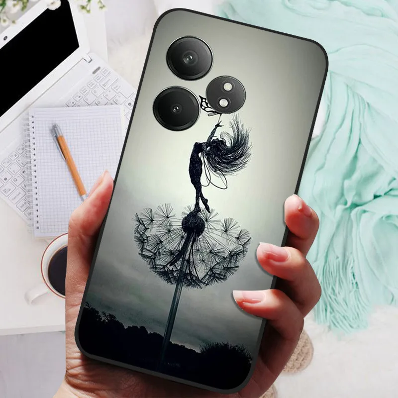 Black Lion & Wolf Silicone Soft Phone Case - Enhanced Protective Cover