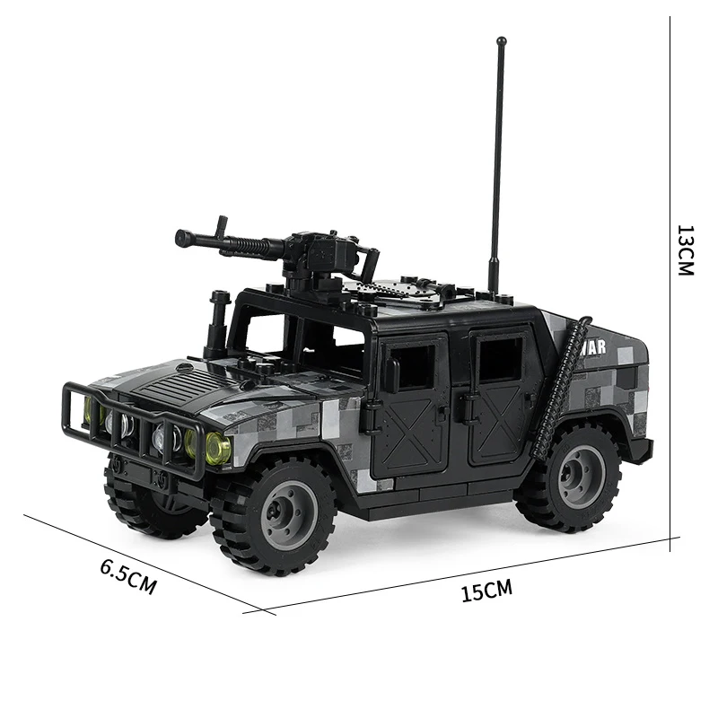 Military Armored Vehicle and Special Forces Building Block Toy Set