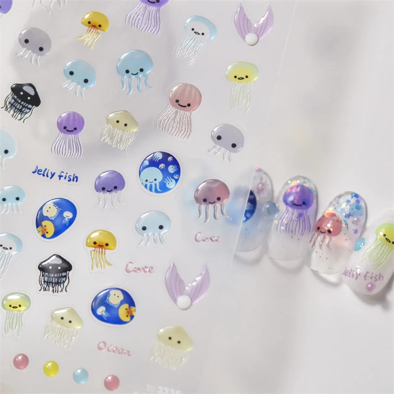 5D Kawaii Jelly Nail Stickers Image 5