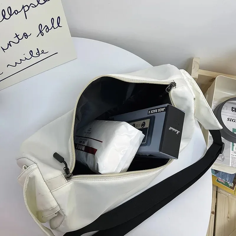 Korean Harajuku Crossbody Bag Sports Yoga Fitness Swimming Bag Men Women Fashion Large Capacity Lightweight Luggage Storage Bag