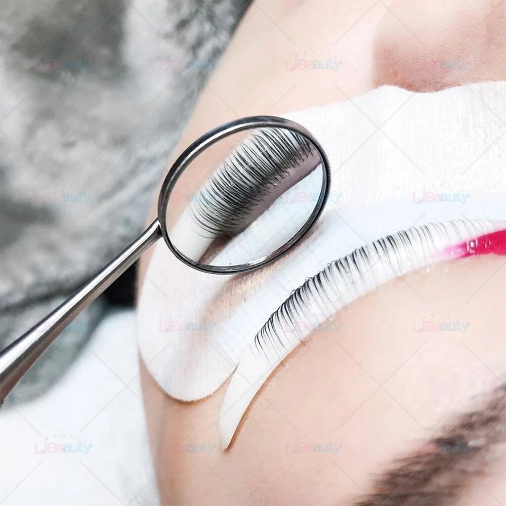 Libeauty 1 Paar professionelle Wimpernpinzette, 3D-Volumen, Wimpernverlängerung, Wimpern, Augenbrauen, ausgezeichneter Verschluss, Pfropfen von Wimpernwerkzeugen – Detail 18