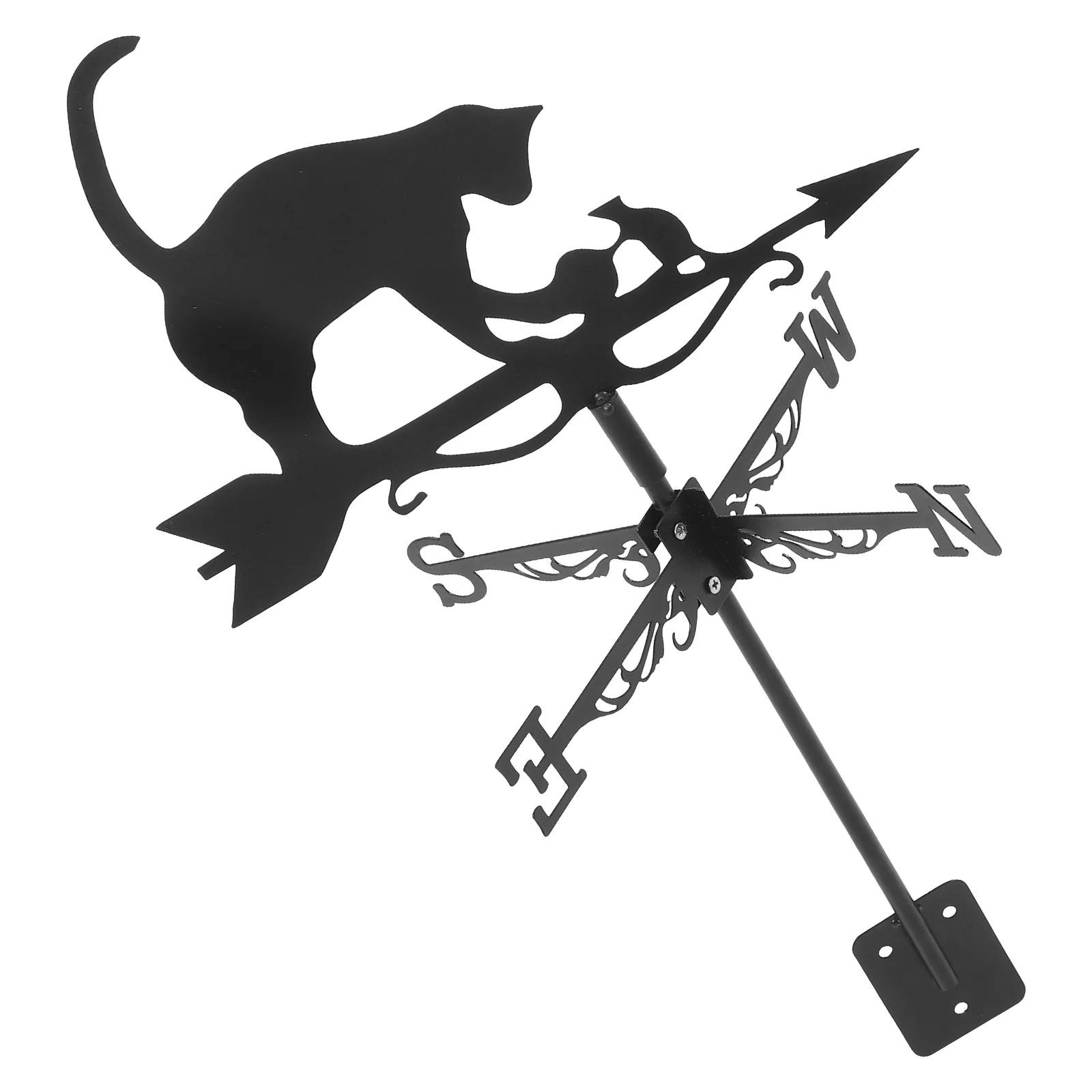 

Garden Decoration Weathervane Wind Direction Indicator Stainless Steel Ground Yard Bathroom Decorations Metal