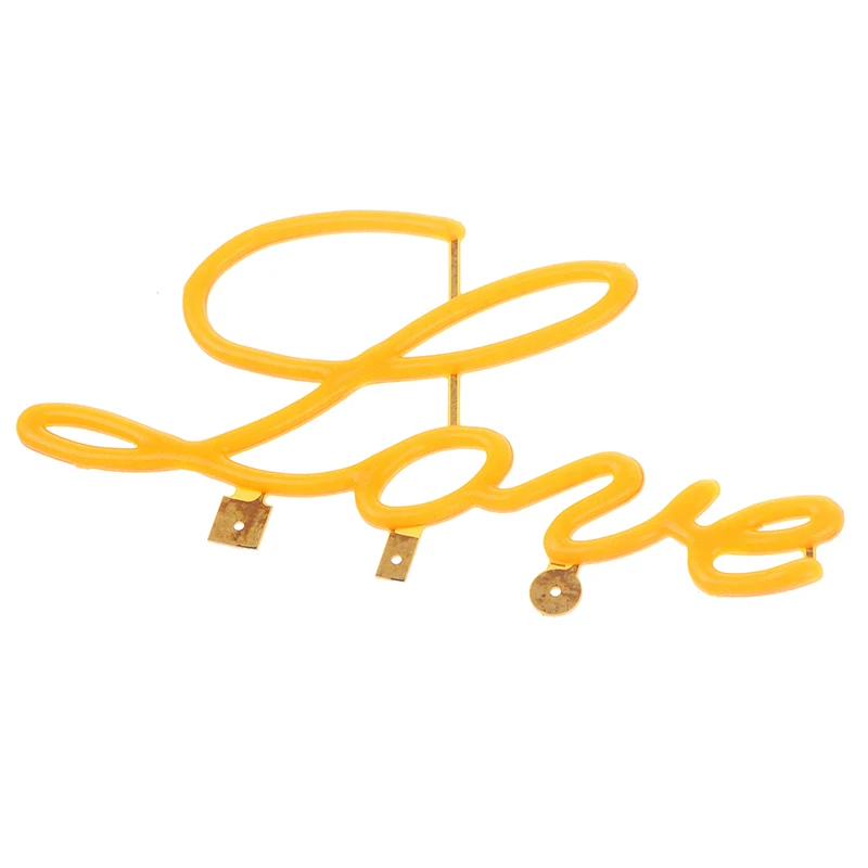 DIY LED 전구 액세서리, 에디슨 유연한 문자 LOVE 필라멘트 촛불 다이오드, 프로포즈 파티, 결혼식 분위기 장식 조명, 3V