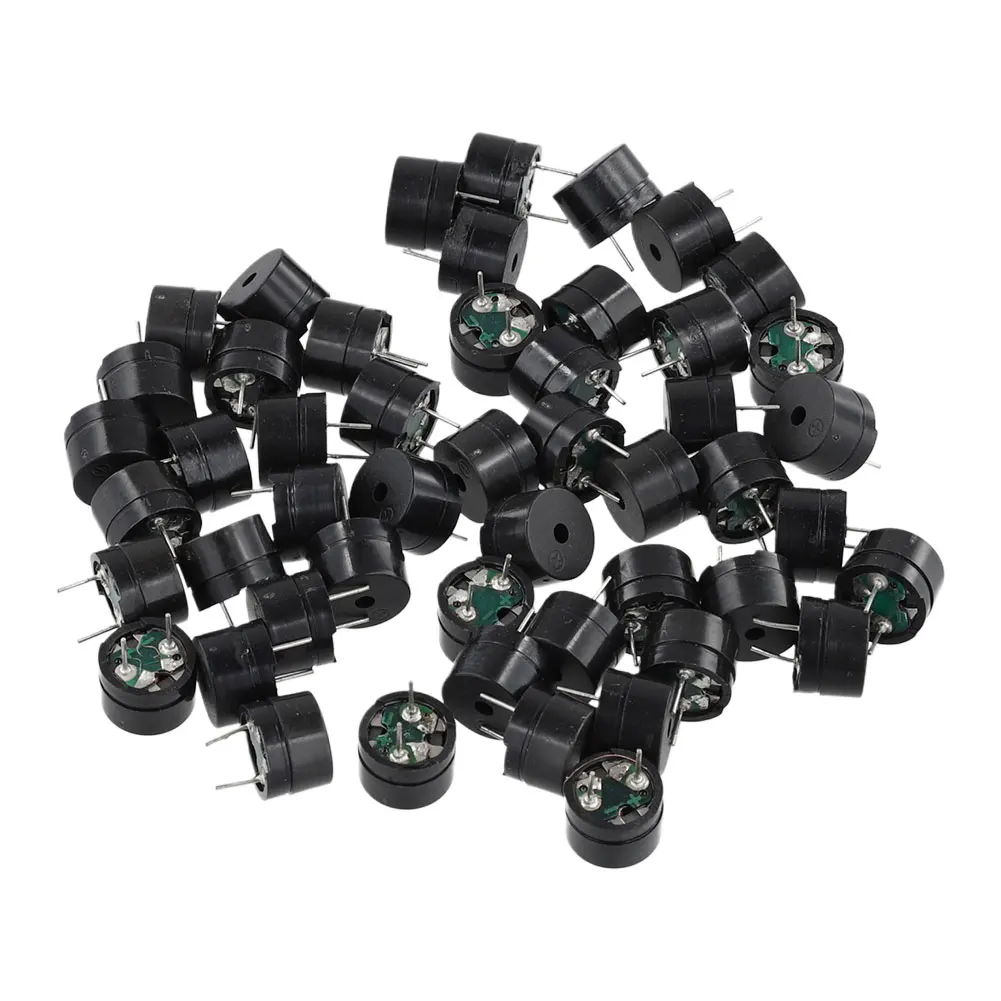 50PCS 패시브 버저 전자기 임피던스 16 옴 범용 패시브 스피커 버저 AC/2KHz 3V 5V 9V 12V 저항 스피커