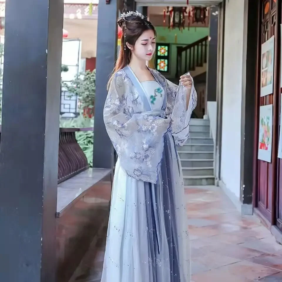 Costume Hanfu Bambino Da Fata - Abito Tradizionale Cinese Stile Tang, Danza, Cosplay, Estate