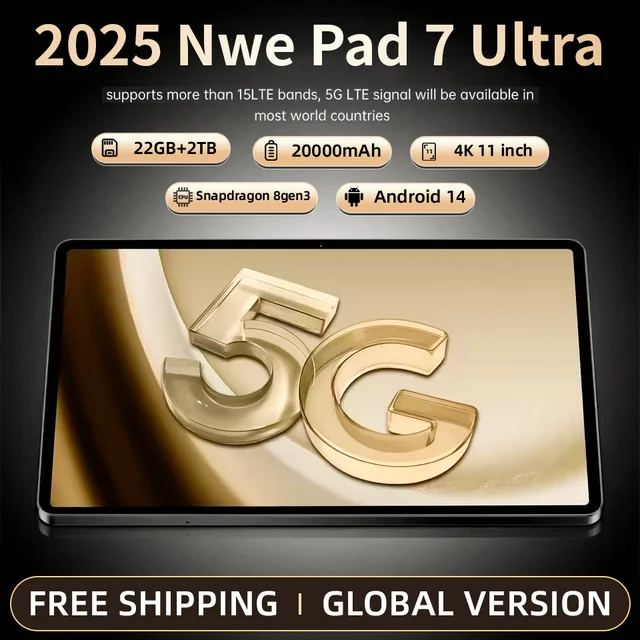 2025 Nuovo Originale Global Edition Tablet Mi Pad 7S Pro Snapdragon 8gen3 Android 14 HD 4K 22GB + 2TB 5G Tablet Dual SIM WIFI tablet 1