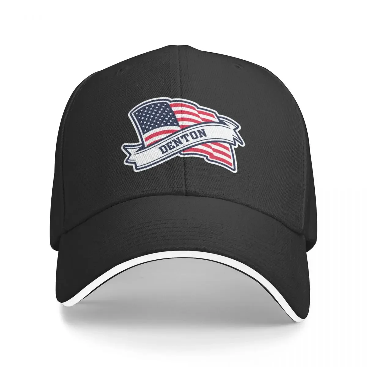 

Denton My Hometown From Texas Love Denton More Than Anything Baseball Cap Thermal Visor Beach Outing funny hat Hats Man Women's