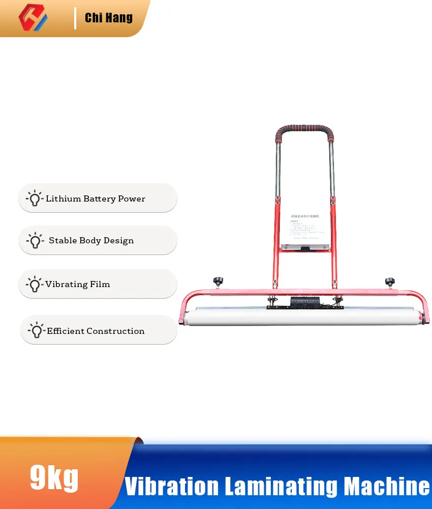 

Машина для нанесения цементного шейкера и пленочного покрытия, Вибрирующая электрическая машина для укладки пленки, вибрационная машина для ламинирования бетона
