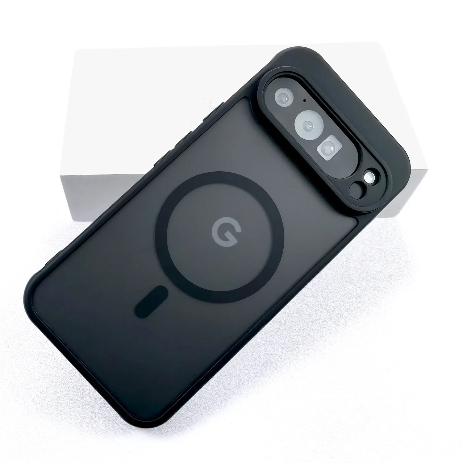Luxury Matte Magnetic Phone Case with Translucent Cover