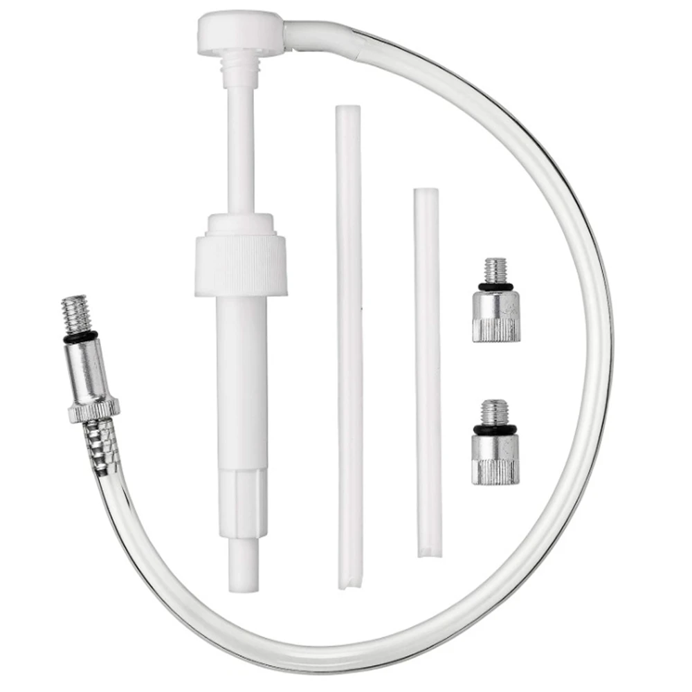 ปั๊มน้ํามันเกียร์หน่วยล่างสําหรับขวดควอตซ์มาตรฐาน ประกอบด้วยโลหะหมุนได้ 3/8 นิ้ว อะแดปเตอร์ 8 มม. และ 10 มม. 1