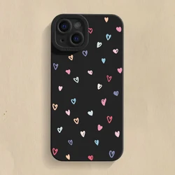 Colorful Love Heart Silicone Phone Case Cover for Samsung S24 (4)