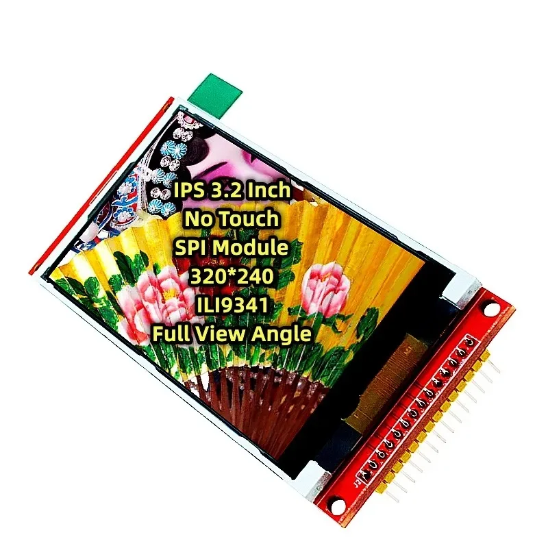 รูปสินค้า จอแสดงผลสีแดง 3.2นิ้ว IPS LCD HD สำหรับโปรเจกต์ DIY