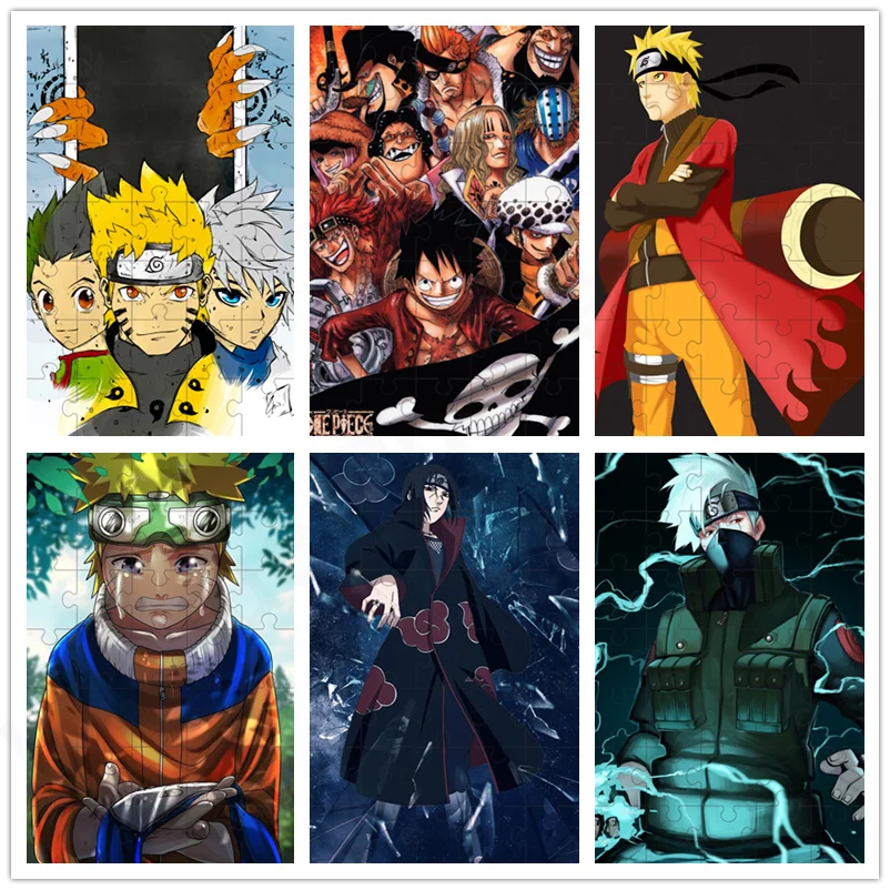 

Пазлы Луффи с мотивом аниме «Наруто», 35/300/500/1000 шт.