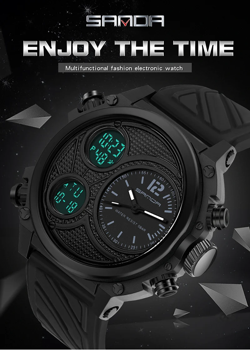 Reloj 1980 RELOJ 3 HRS JOEFOX ANA-DIG DEP: Estilo Clásico, Precisión Moderna