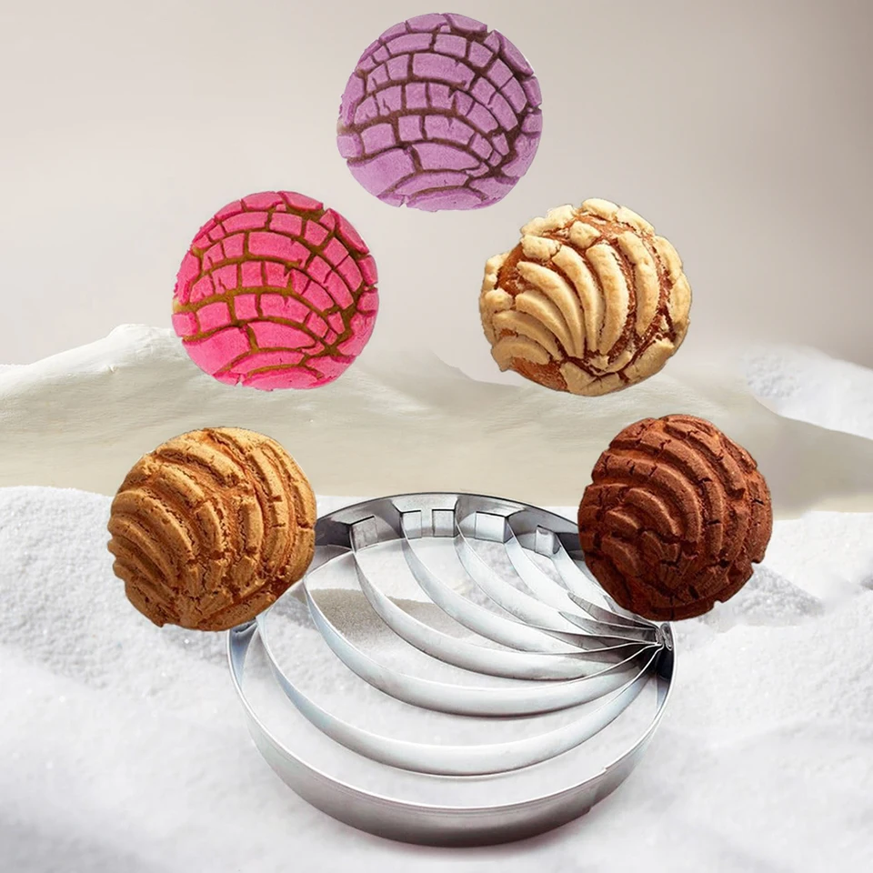 Pan Dulce Concha Cutter - 3.5 Inch Mini Pastry Mold For Mexican Sweet Bread