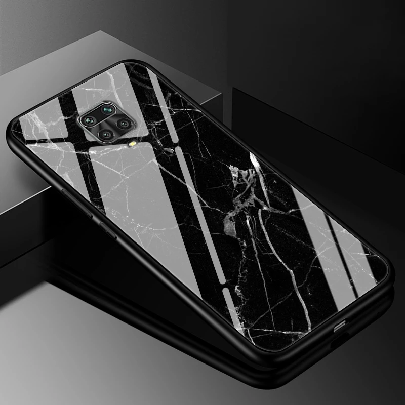 Premium Tempered Glass Hard Case with TPU Bumper