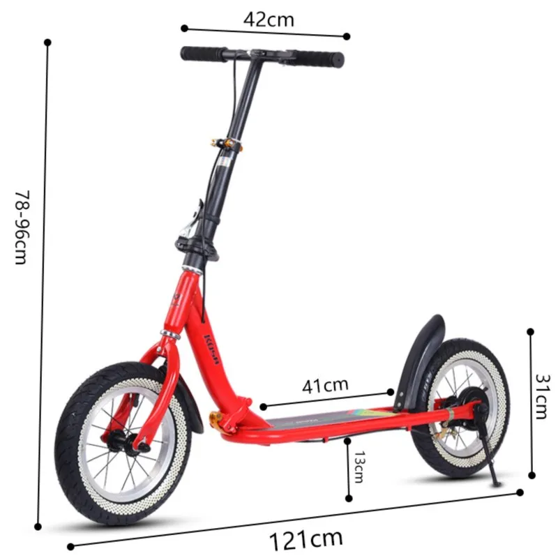 ZHIO-Two-Wheeled Folding Mobility Scooter For Adults College Campus Handbrake Camping Youth