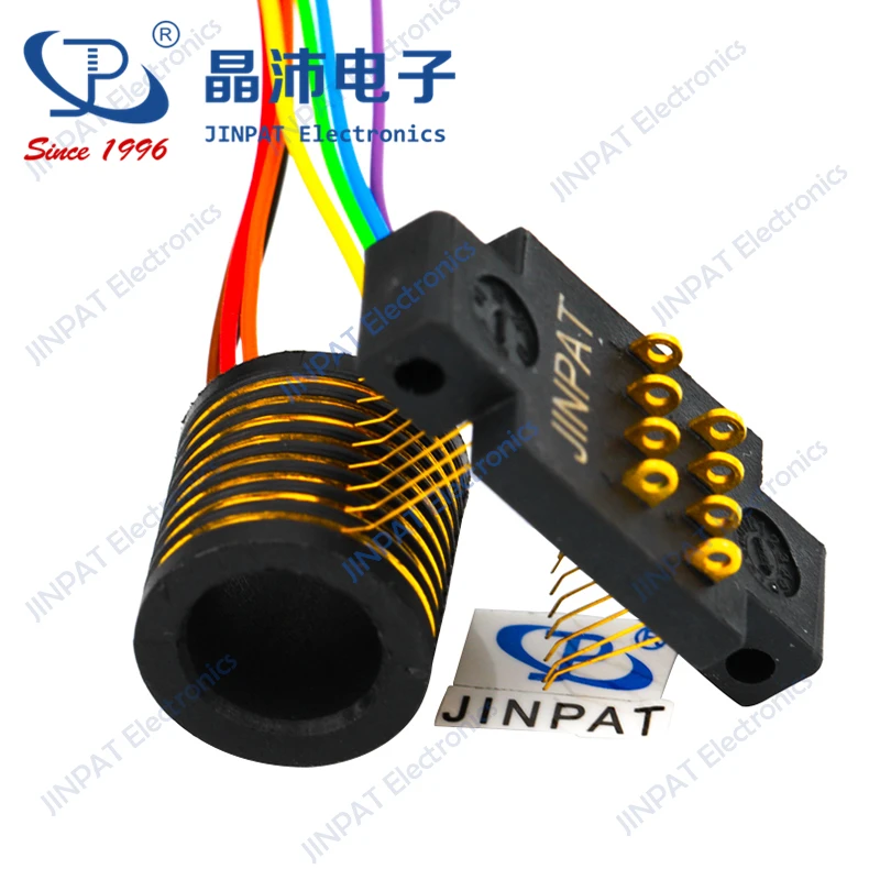 8 Circuits Separate Slip Ring Wear Resistance Goldgold Contacts For Minitype Wirerolling