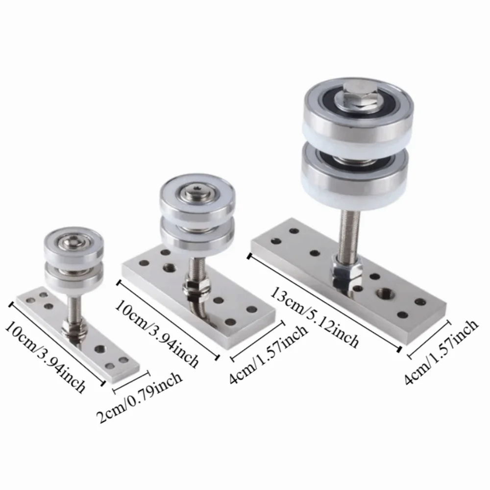 Heavy Duty Folding Door Pulley High Load-Bearing Durable Construction Hanging Wheel Easy Installation Silent Operation