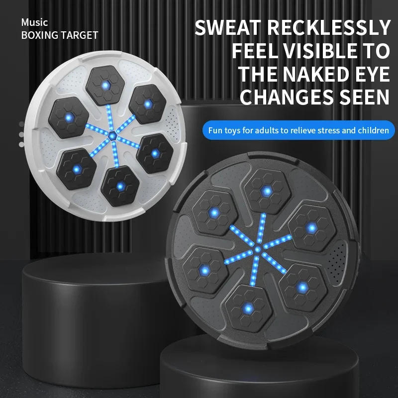 New Smart Music Boxing Machine Adult/Children Sports Fitness Boxing Trainer Home Exercise Response Training Wall Target