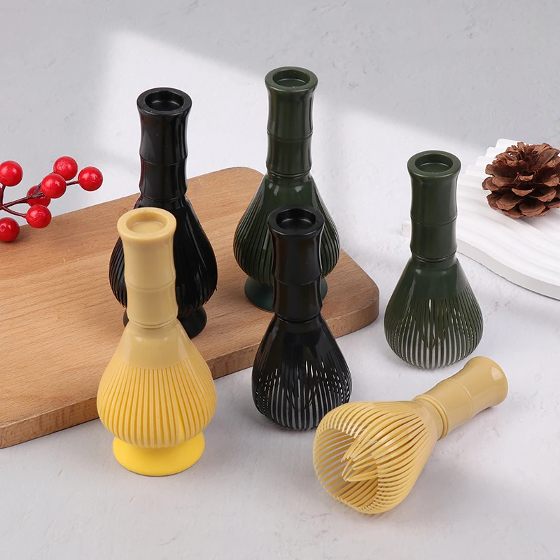 ABS Matcha Japanese Chasen Brush Tools For Matcha Green Tea Powder Reusable Powder Whisk Traditional Stirrer Teaware
