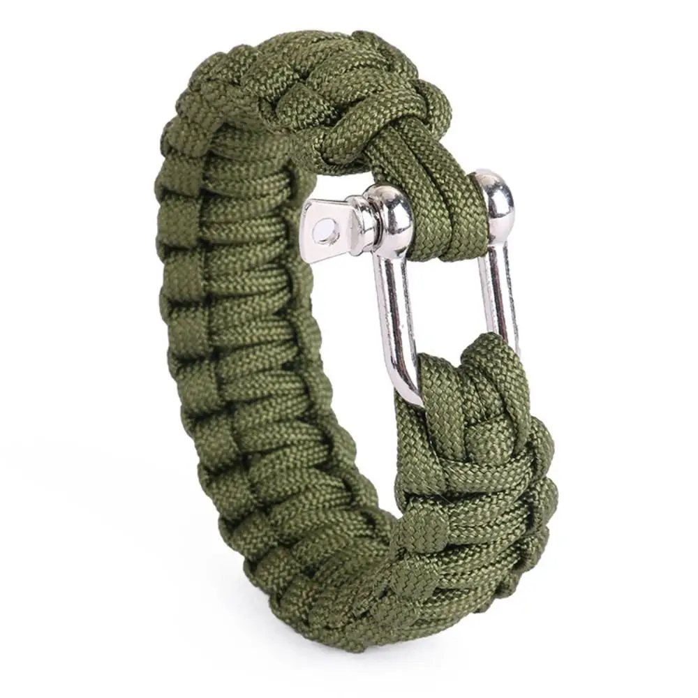 

Rope Emergency Umbrella Rope Survival Tool Paracord Bracelet Umbrella Rope Bracelet Outdoor Life Saving Parachute Cord Keyring