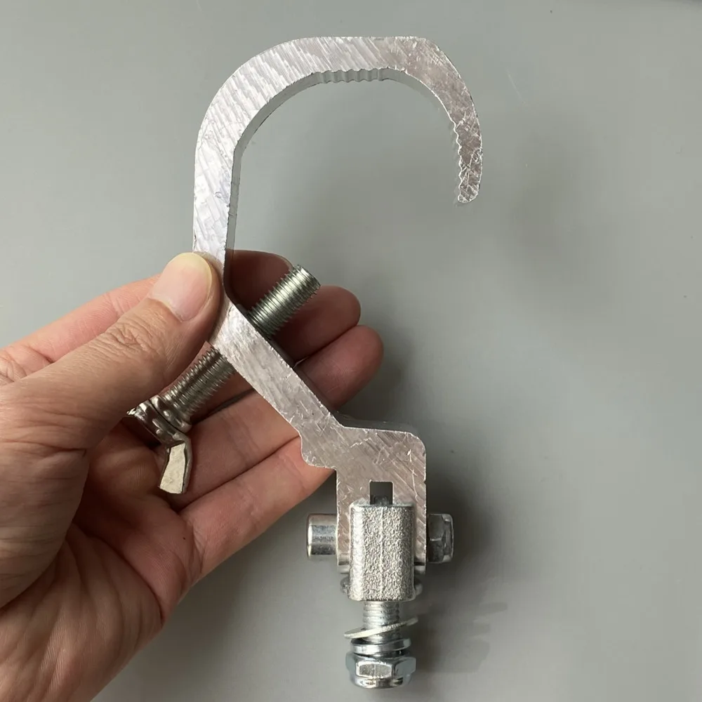 Aluminum Clamp Fold Clamps Truss Lighting Quick Folding Hooks C Shape 38-52mm Tube 35KG LED Par Light DJ Audio Stage Moving Head