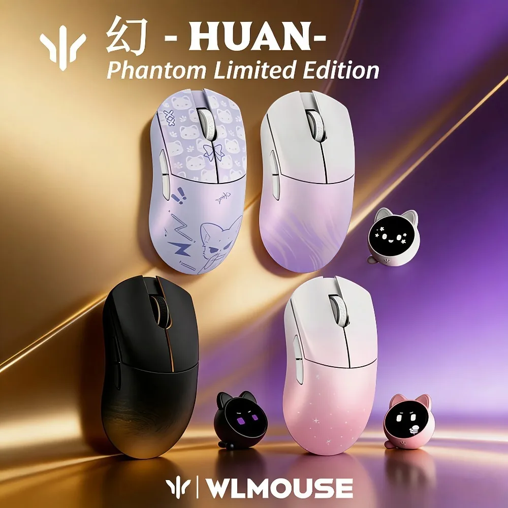WLMOUSE HUAN Mouse Dual-Mode Wireless Magnesium Alloy Lightweight