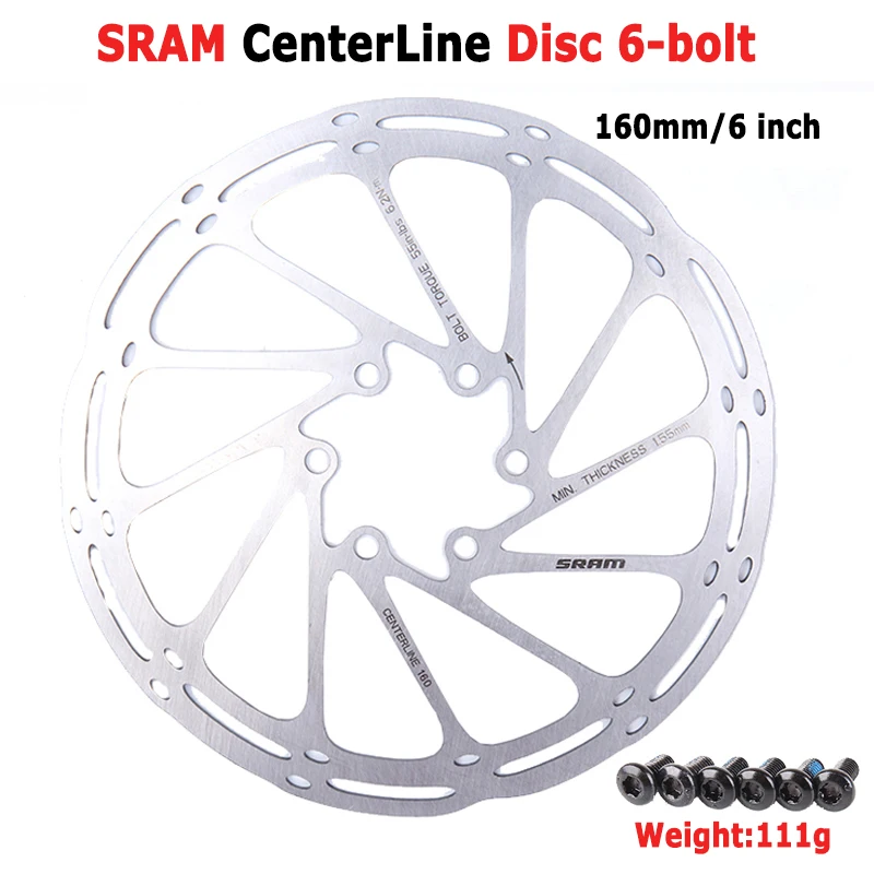 スラム　ディスクブレーキローター 140mm 160mm Sram-ディスクブレーキローター,センターライン,ディスク用,200mm