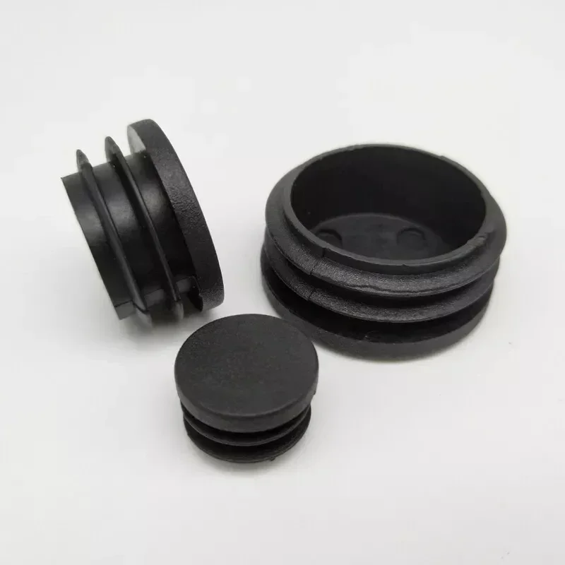 Pipe end cap Silicone rubber caps Rubber caps Silicone rubber plugs 5/10/20/30Pcs Round Plastic Blanking End Caps Pipe Tube Inserts Plugs Bungs Black &Oslash; 12mm-100mm