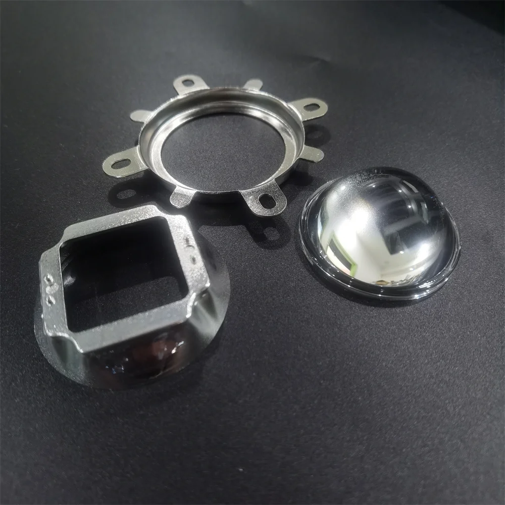 LED Lens Optical Glass Reflector Collimator with Fixed Bracket