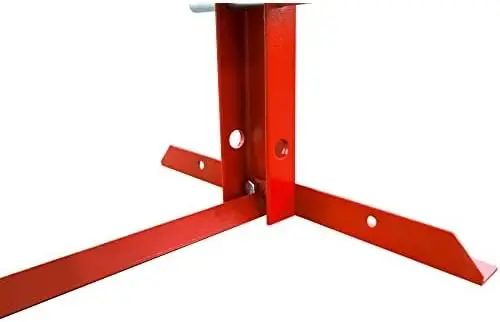 Steel H-Shape Hydraulic Garage/Shop Benchtop Press with Stamping Plates 12 Ton (24,000 lb) Capacity Red