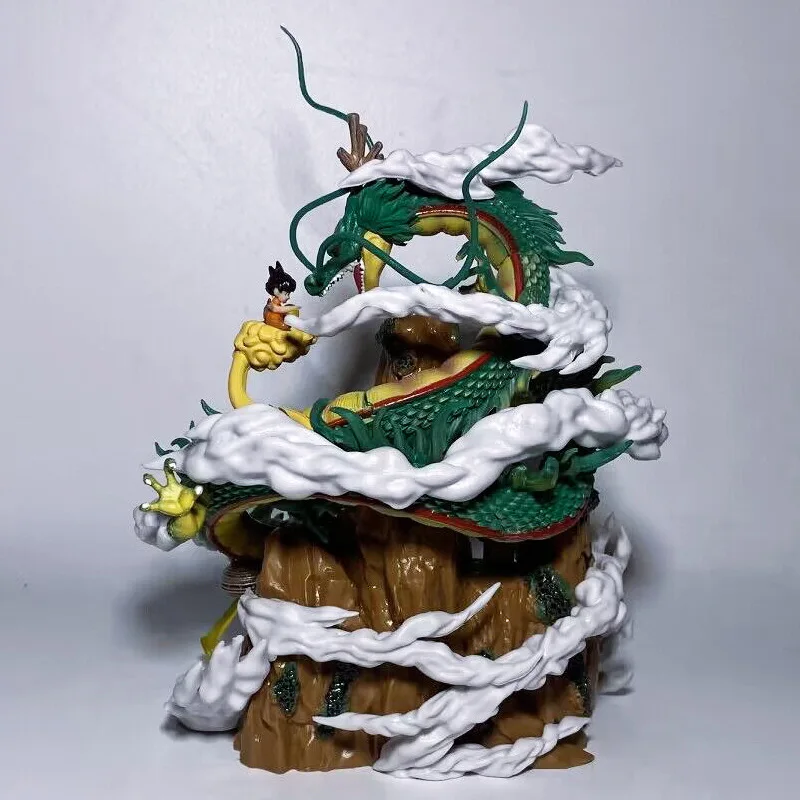 

Dragon Ball Z Shenron Anime Figure Goku And Mountain Shenron 20cm Action Figurine Gifts Toys Pvc Statue Model Doll Collectible