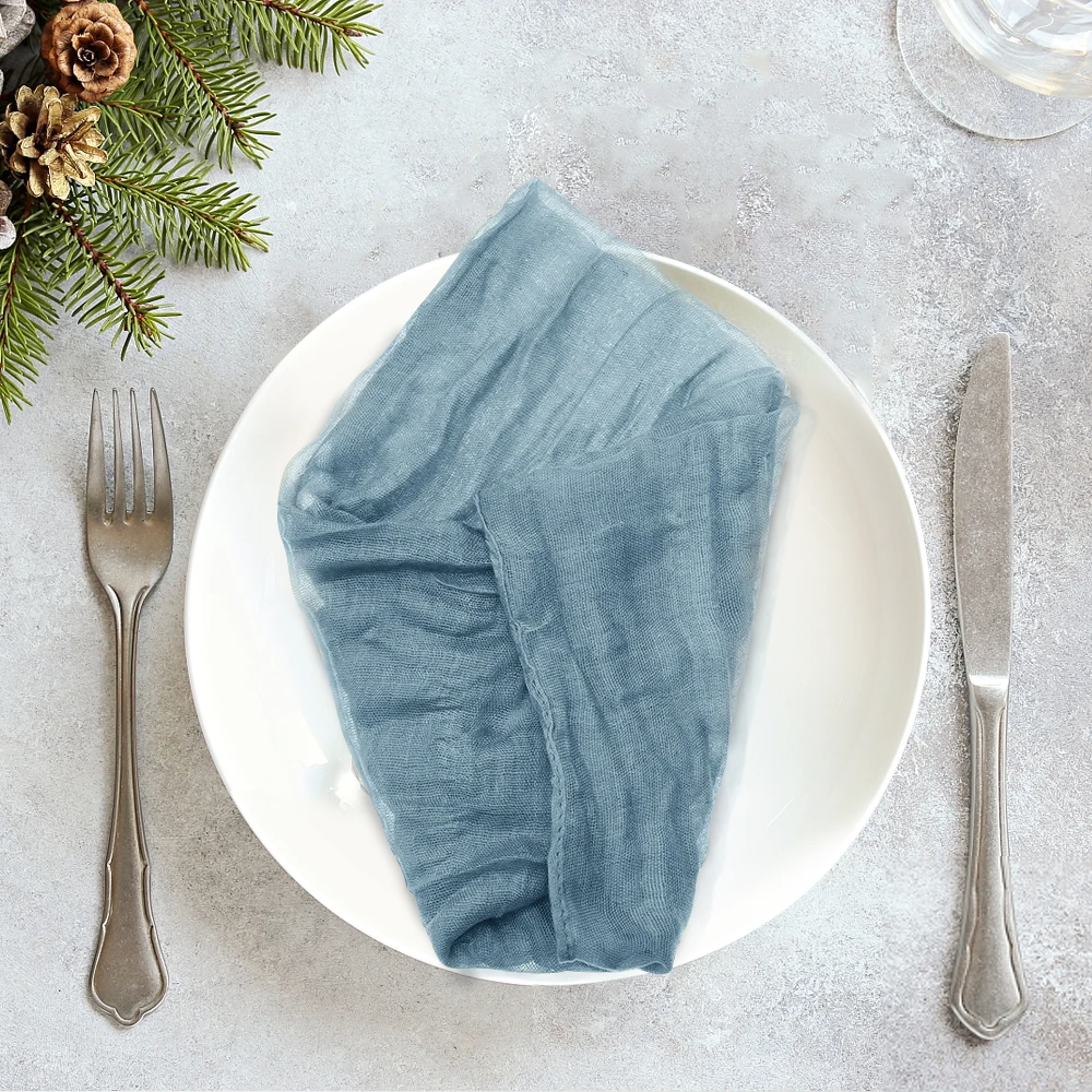 4PCS Linen Dinner Napkins 43cm*43cm Washable Cloth Napkins for Dinner  Table, Home Kitchen, Wedding, Farmhouse, Restaurant - AliExpress