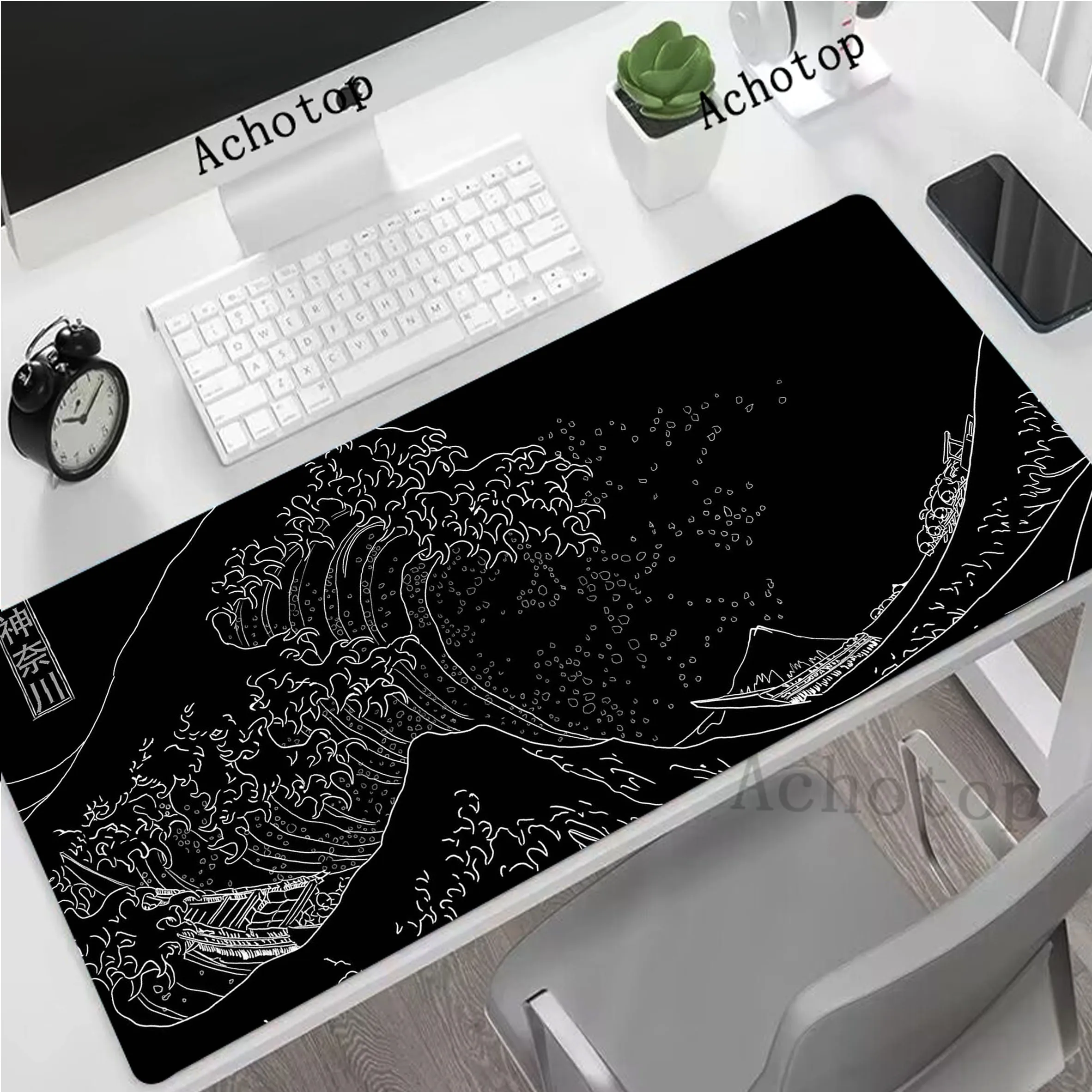 

Great Wave Large Gaming Mouse pad Anti-slip Gamer Speed Keyboard Pads Locking Edge Laptop Carpet Large Mouse Pad For Gamer Rug
