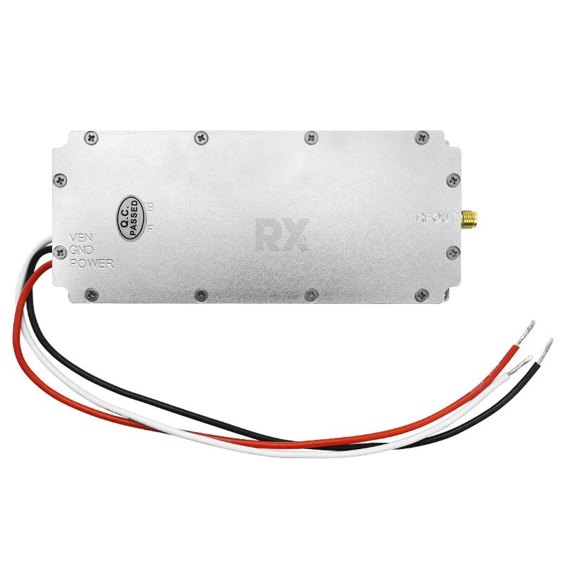 50W Drone RF Module Power Amplifier UAV FPV Lora GaN Transistor Circulator Protection SMA Connector