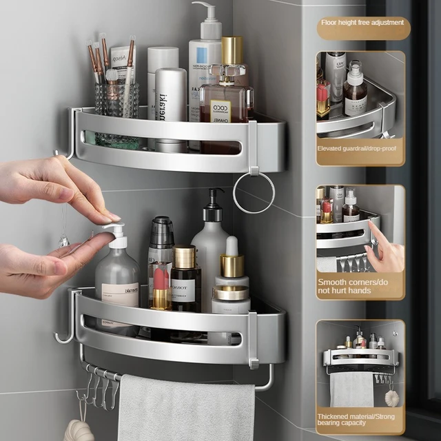 Bathroom Shower Storage Rack Holder Shampoo  Corner Shelves Bathroom Shower  - Storage Shelves & Racks - Aliexpress